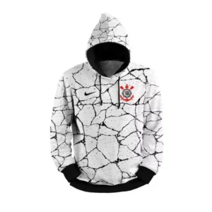 Moletom TIME FUTEBOL TIMAO CORINTHIANS BRANCO